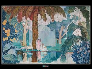 AUGUSTIN FERRANDO 1880-1957 Ferrando-001 L'oasis -1931
